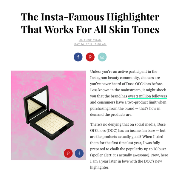 Refinery29 - Supreme Glow Highlighter