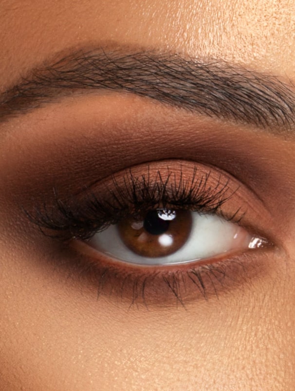 eye with eyeshadow