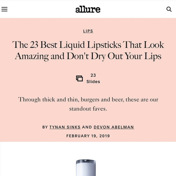 allure - 23 Best Liquid Matte Lipsticks