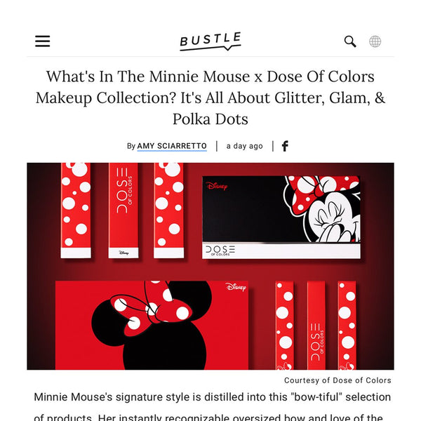 Bustle - Minnie Mouse x Dose of Colors Collection