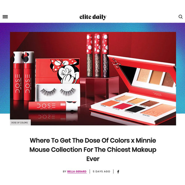 Elite Daily - Minnie Mouse x Dose of Colors Collection