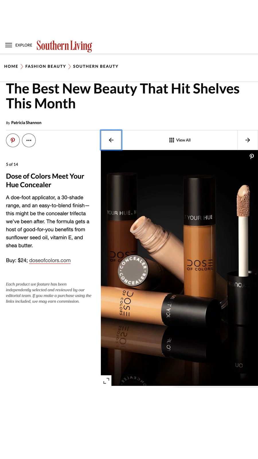 Southern Living - Meet your Hue Concealers