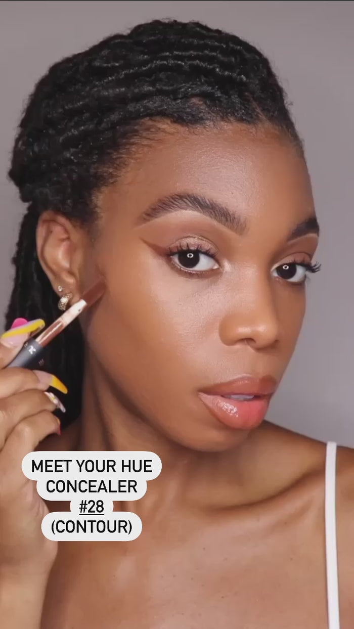 Contour and highlight with concealer