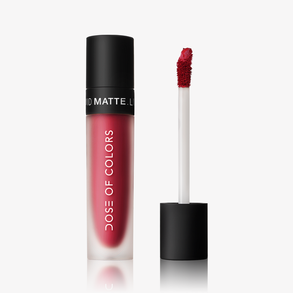 verden Indvandring Køre ud MERLOT- Cool Toned Red Liquid Matte Lipstick - Dose of Colors